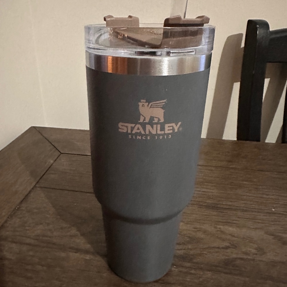 Gray 30 oz Stanley cup